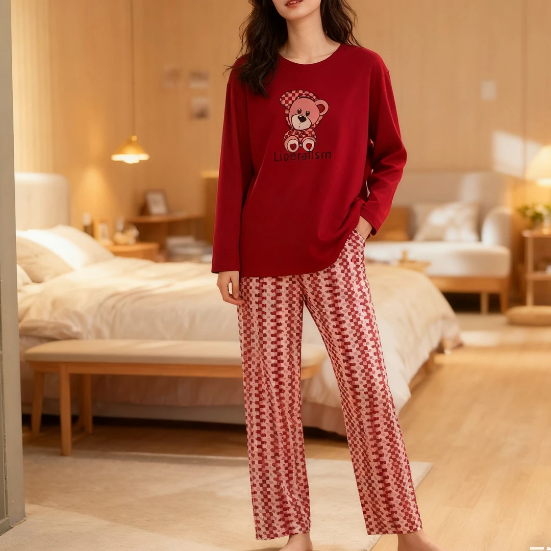 亲亲吾衣心心相印女款家居服睡衣
