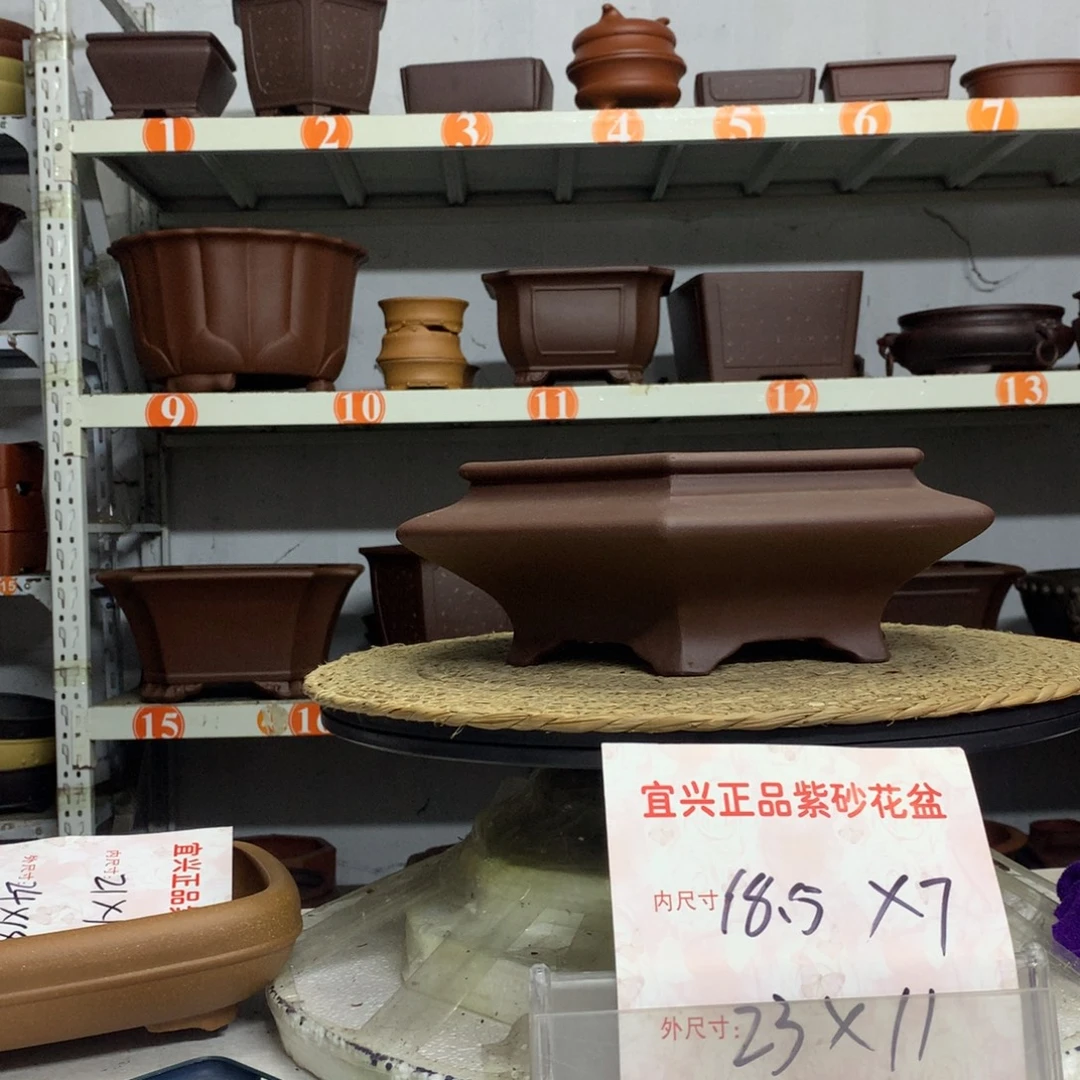 紫砂花盆宜兴紫砂花盆包邮