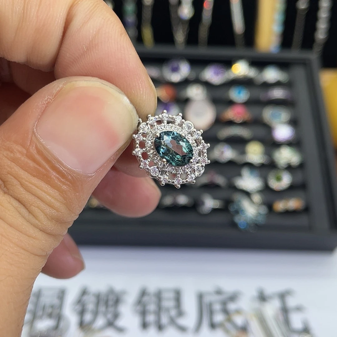 紫晶珠宝半成品未镶嵌