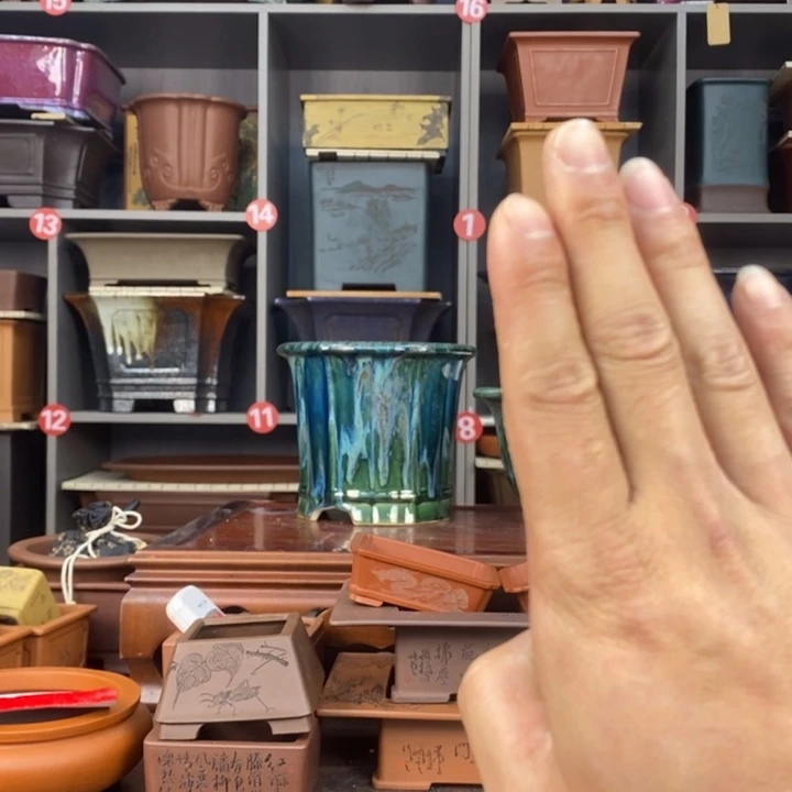 红陶嘻****嘻宜兴紫砂花盆