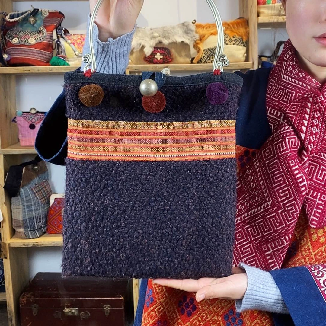 织绣手工制作包包