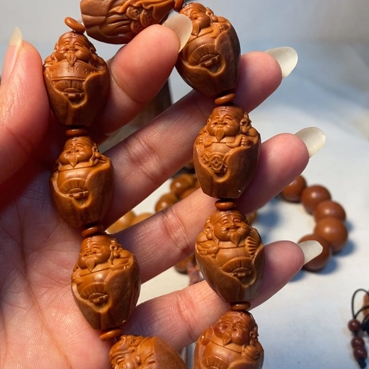 橄榄核手串/手链包衣财神19