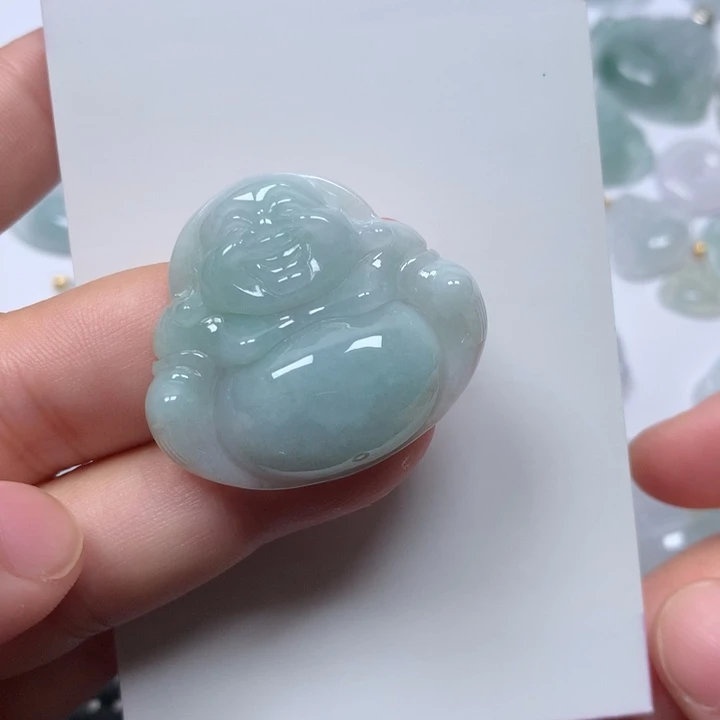 颈饰未镶嵌翡翠佛公
