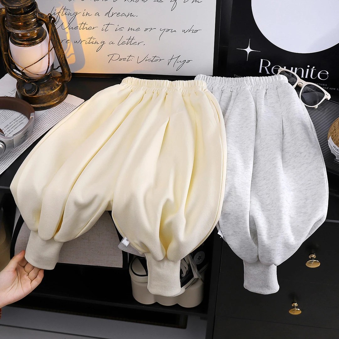 【呼吸气球裤】儿童2025款春季新款休闲宽松束脚长裤