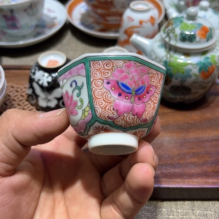 纯手绘精品盖碗杯