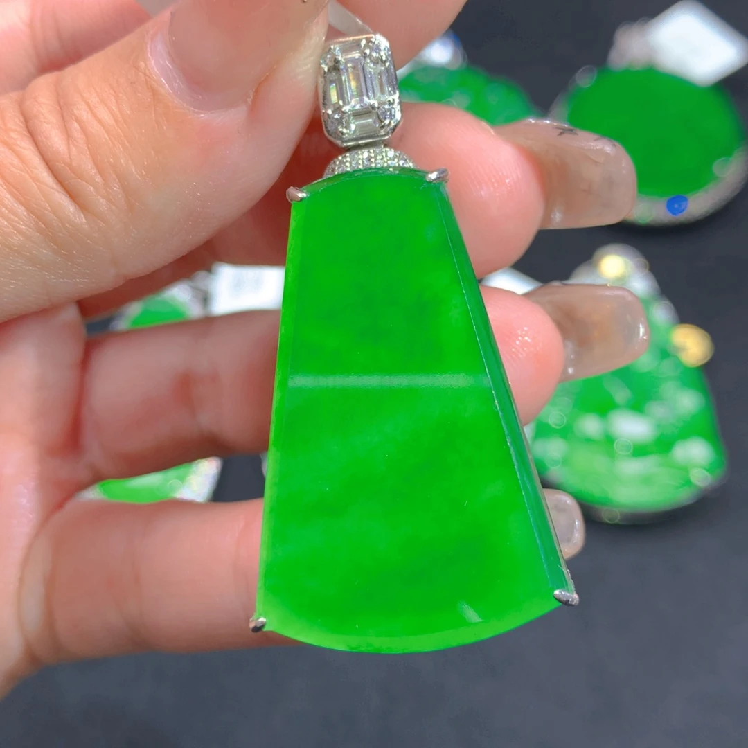 翡翠颈饰银S925镶嵌11111111111