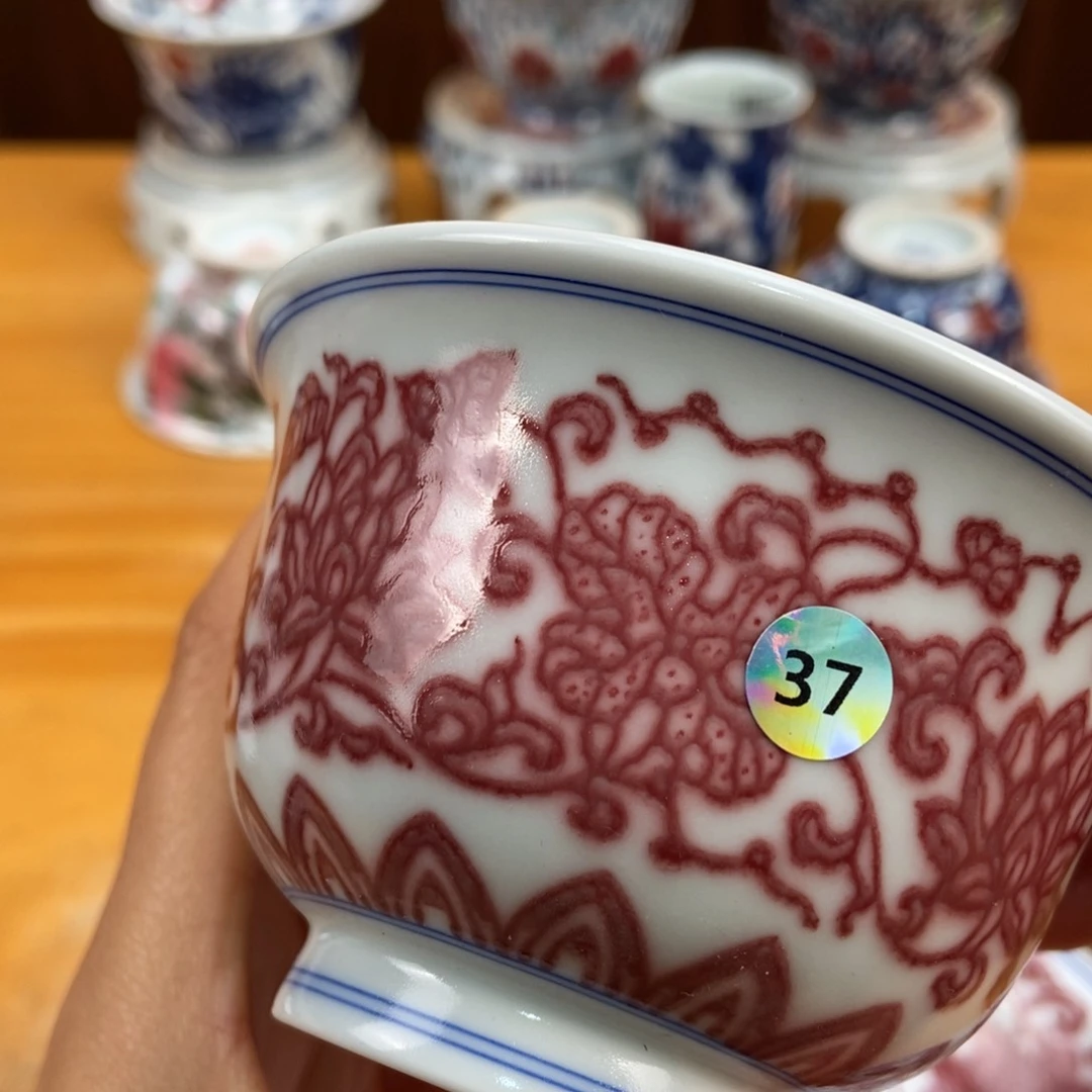 手绘现代茶具非古董