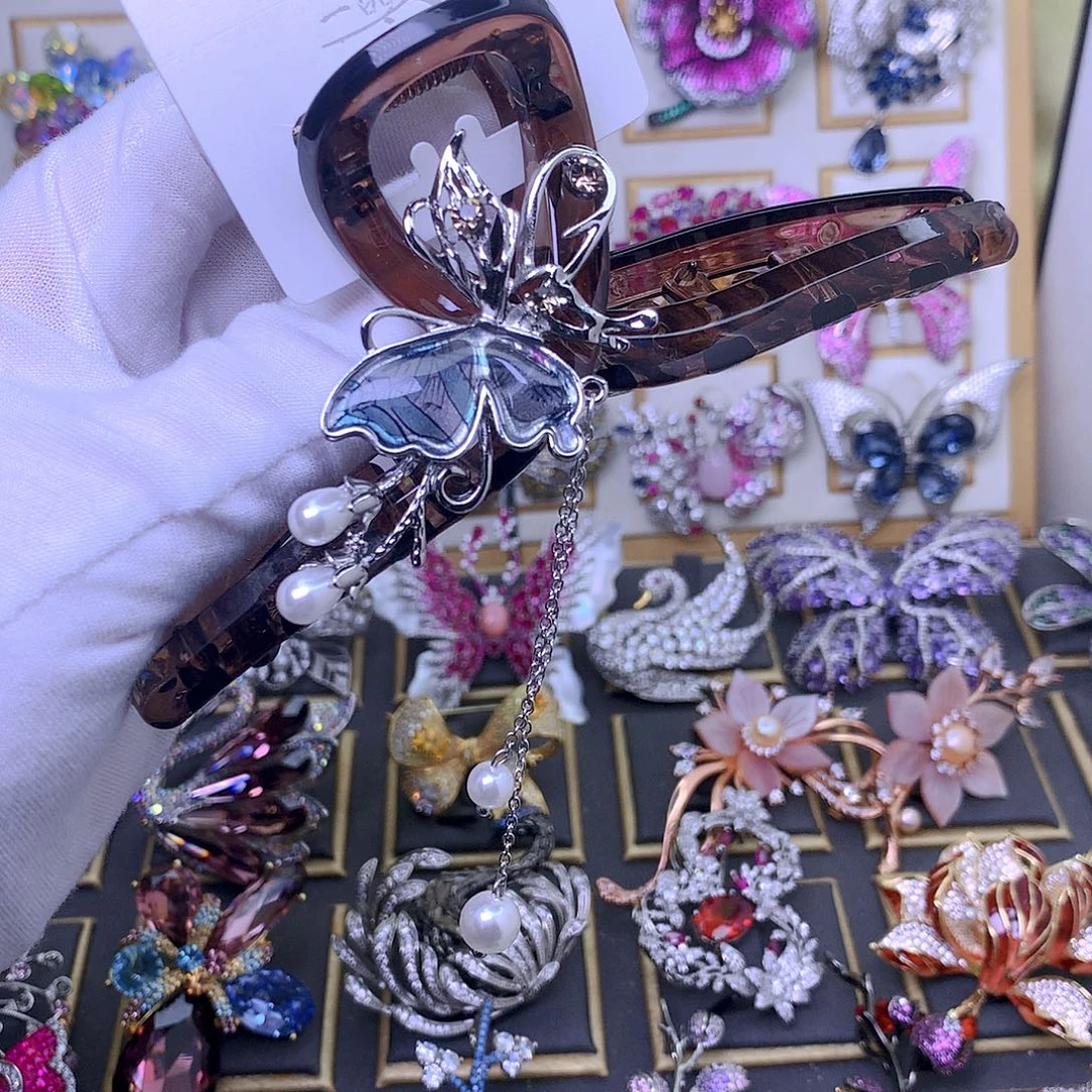 合成立方氧化锆铜抓夹