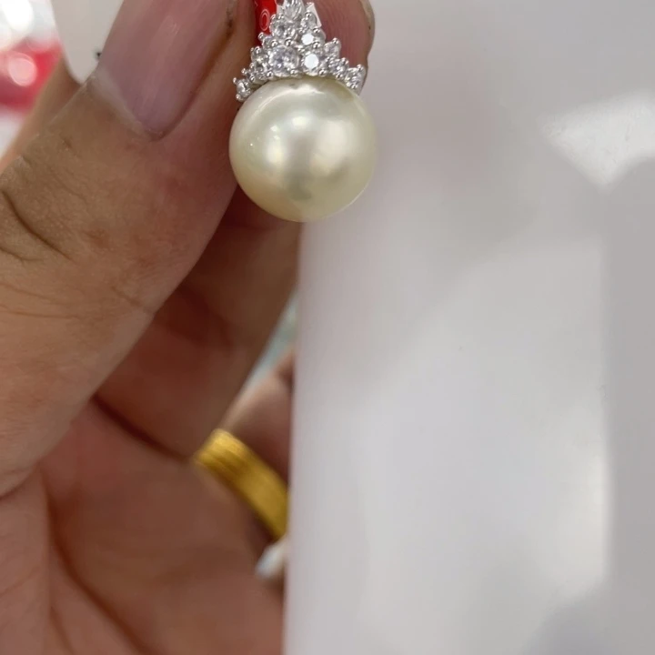 颈饰海水珍珠银S925镶嵌