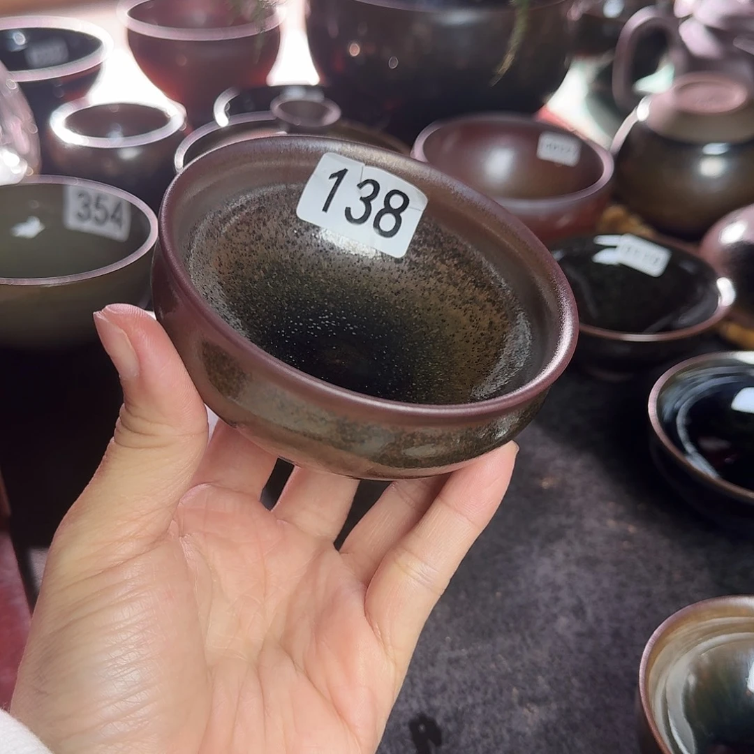 聚***林茶盏138 柴烧手工主人杯