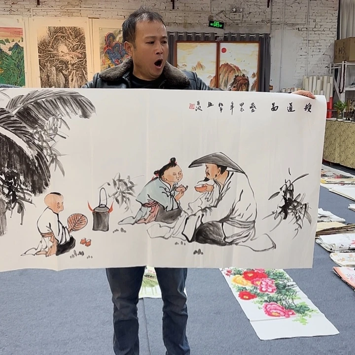 横款国画作品展览等活动