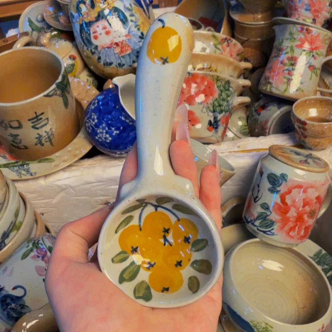 瓷片景德镇陶瓷手工手绘