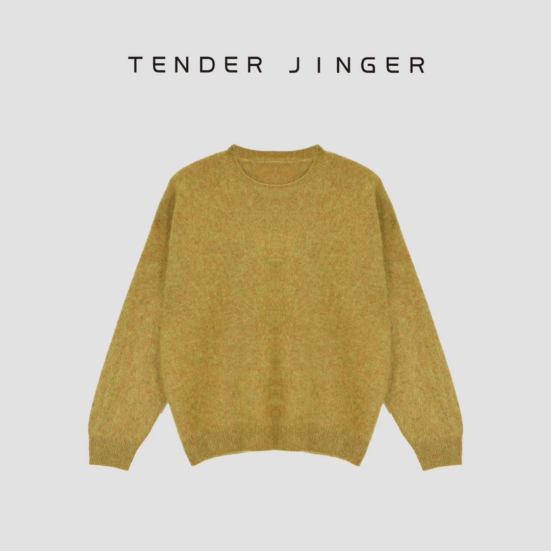 Tender Jinger【心头爱】绵羊毛拉毛套头T53MII41429