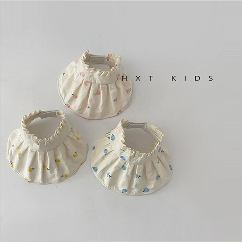 婴儿遮阳帽小月龄夏天防晒帽子夏季婴幼儿女宝宝出游可调节太阳帽