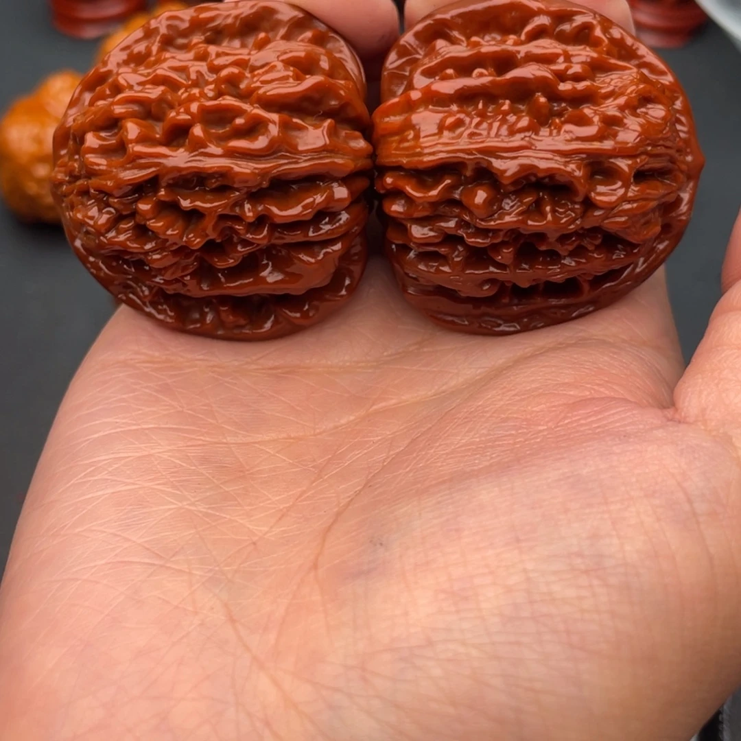 把件文玩核桃四座楼