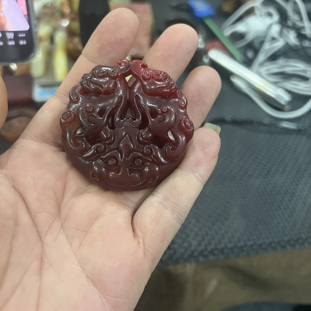 双面貔貅设计时尚百搭带链饰瑰传藏款