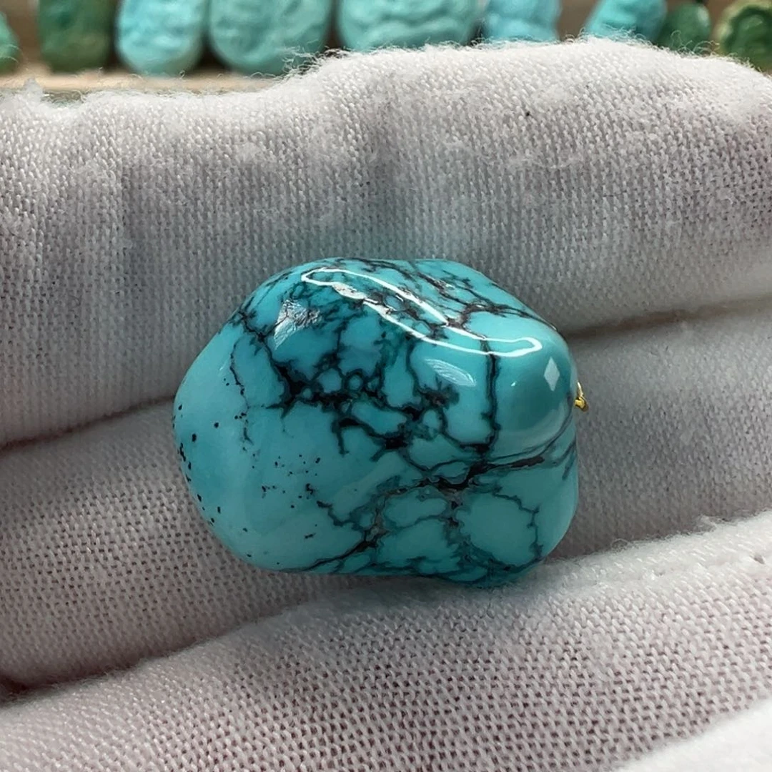未镶嵌绿松石随形15.8mm