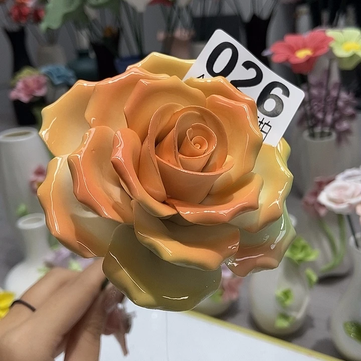 陶瓷纯手工捏花设计