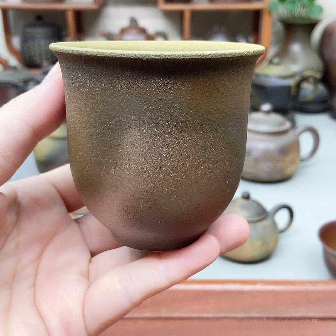 钦州坭兴陶柴烧杯