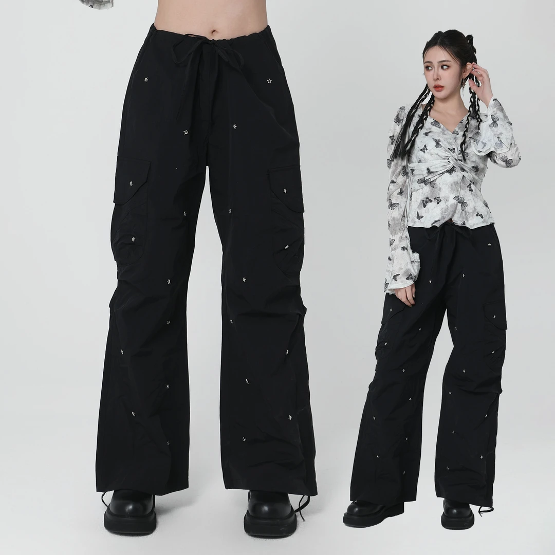 ANPK美式复古长款休闲裤A5F11A5042