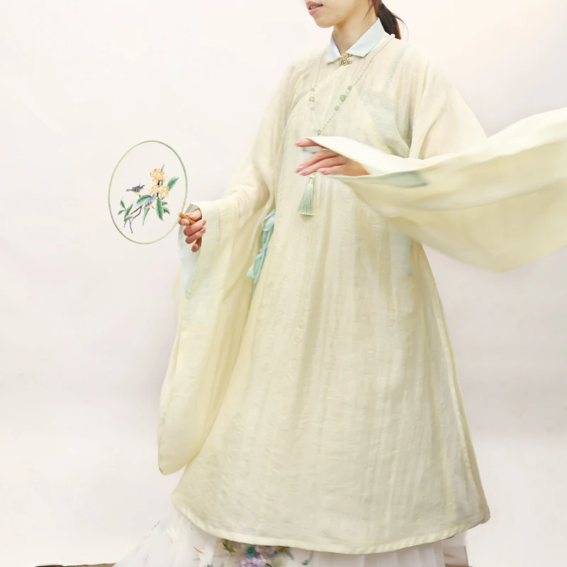 空谷记汉服 云隐 明制春秋季大放量晚明风天丝长衫古风国风汉服