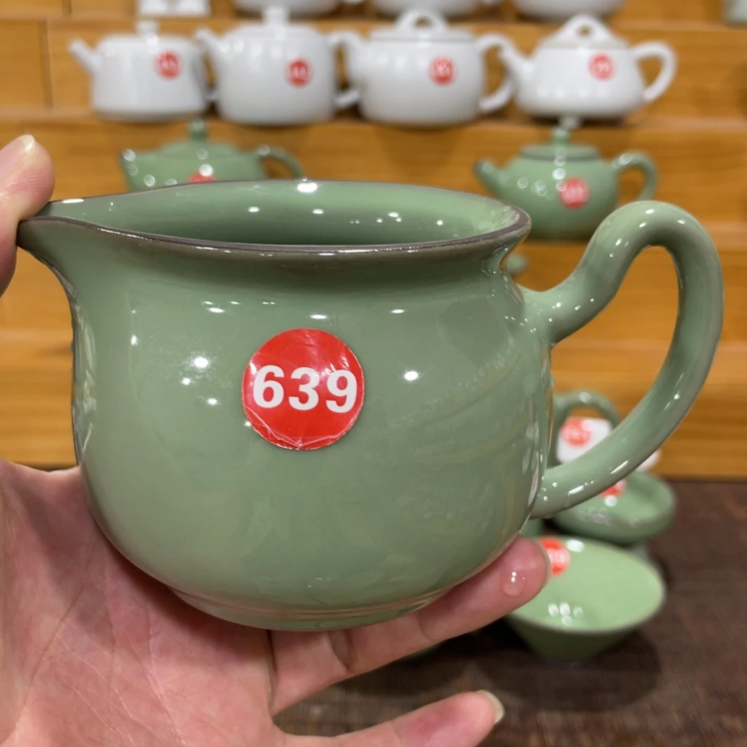 微瑕陶瓷茶壶茶杯家用