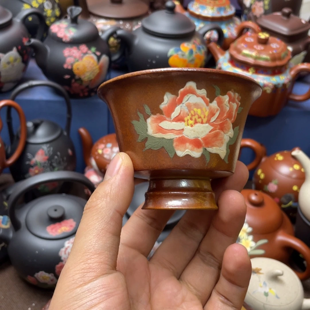 茶杯紫砂紫砂主人杯100cc