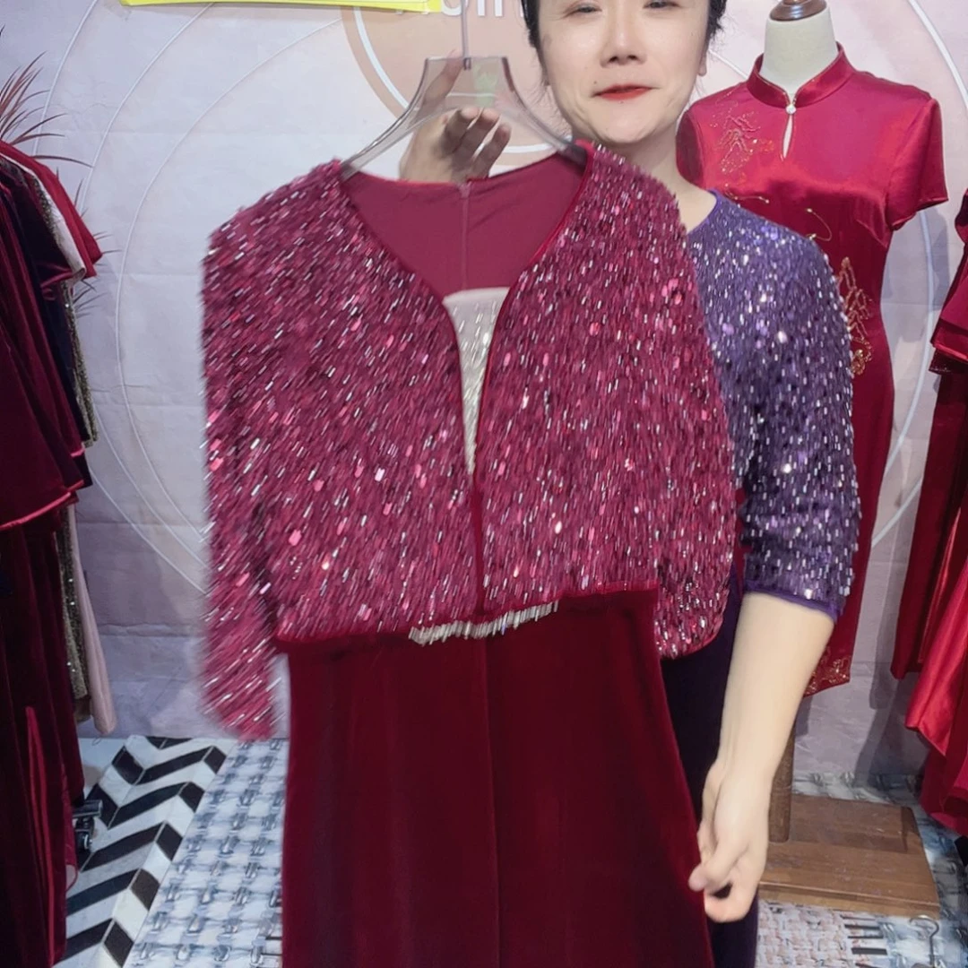 觅***型3xl码礼服连衣裙修身显瘦