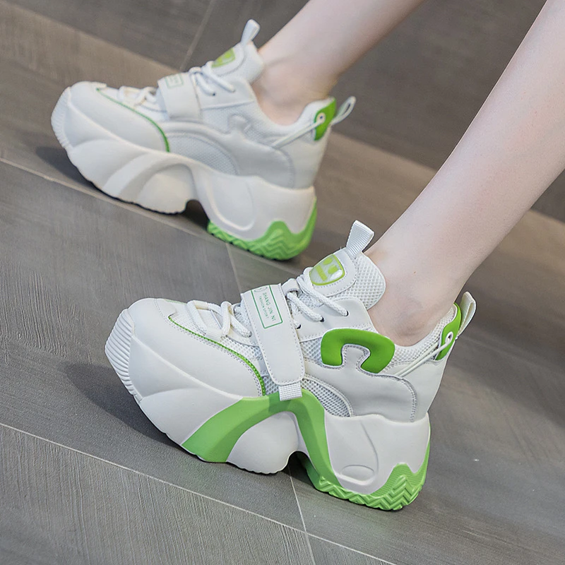网红运动鞋女韩版2025春夏秋新款百搭厚底老爹鞋增高休闲鞋ins潮