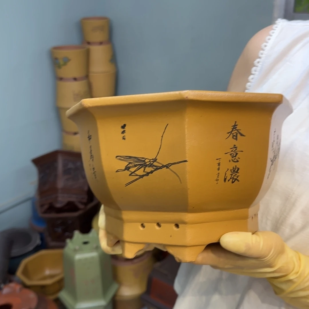 紫砂花盆紫砂口径27