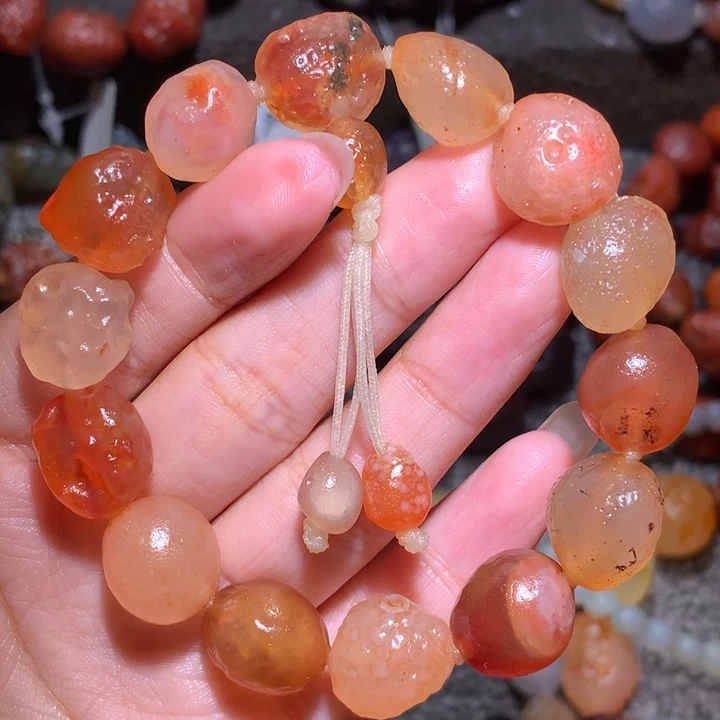 未镶嵌玛瑙/玉髓珠宝半成品