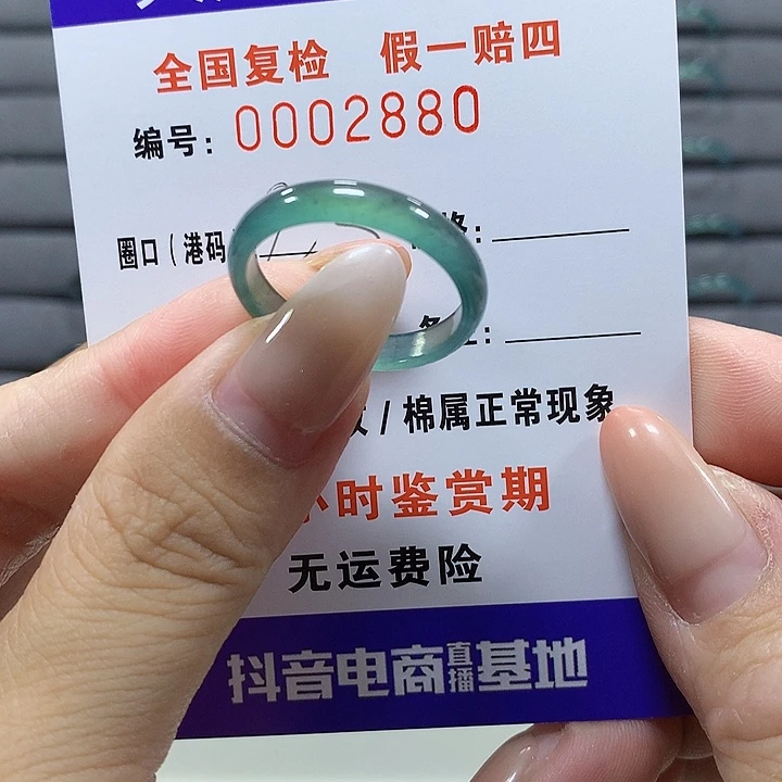 D***S未镶嵌戒圈翡翠2880