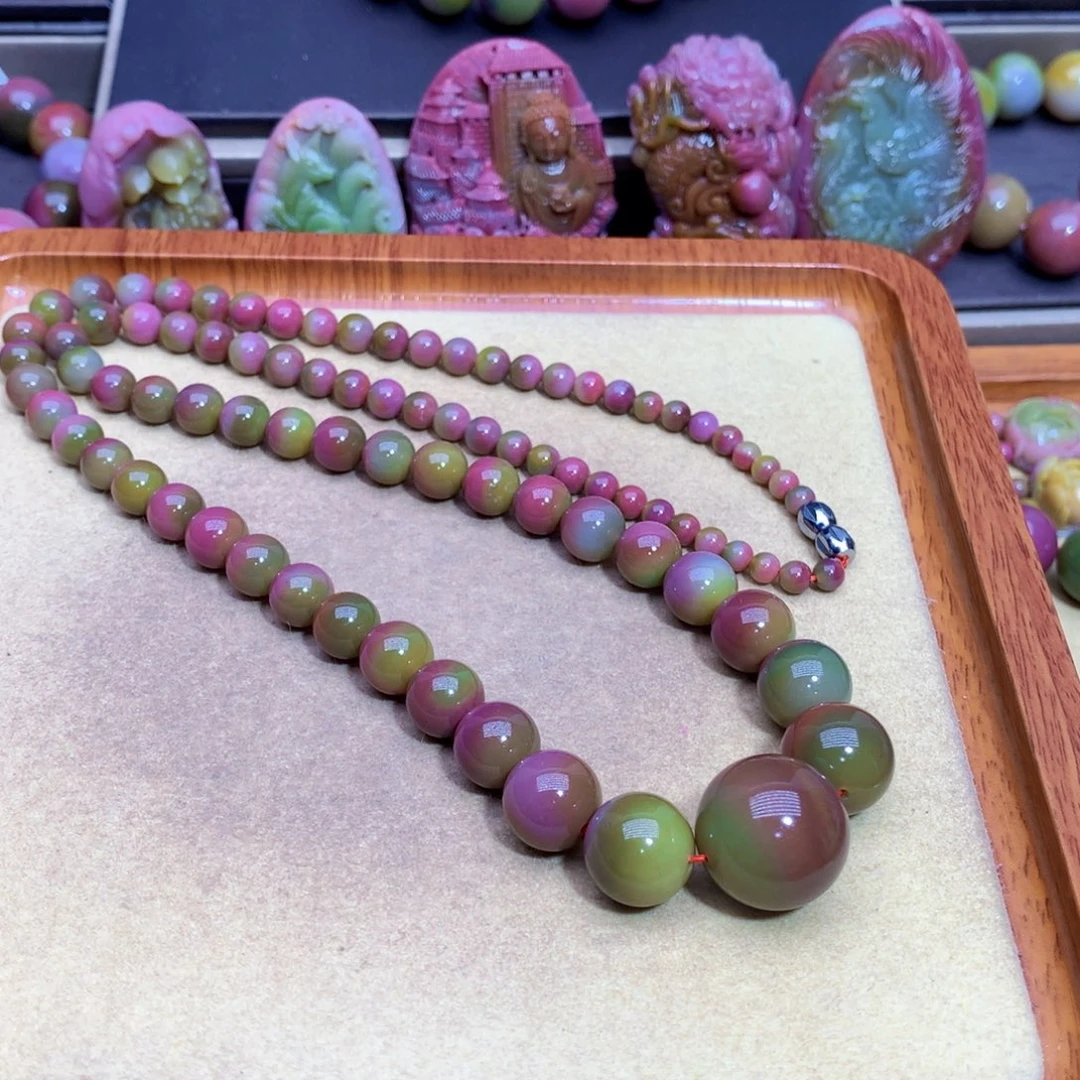 金***子玛瑙未镶嵌手链盐源