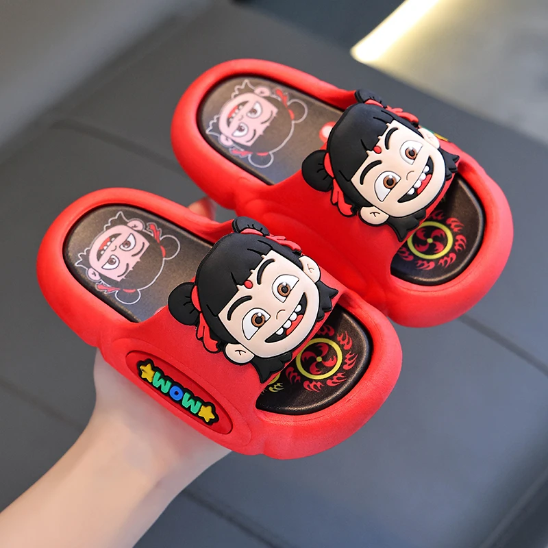 儿童凉拖鞋2025新款夏季哪吒敖丙室内居家防滑小男孩宝宝男童拖鞋