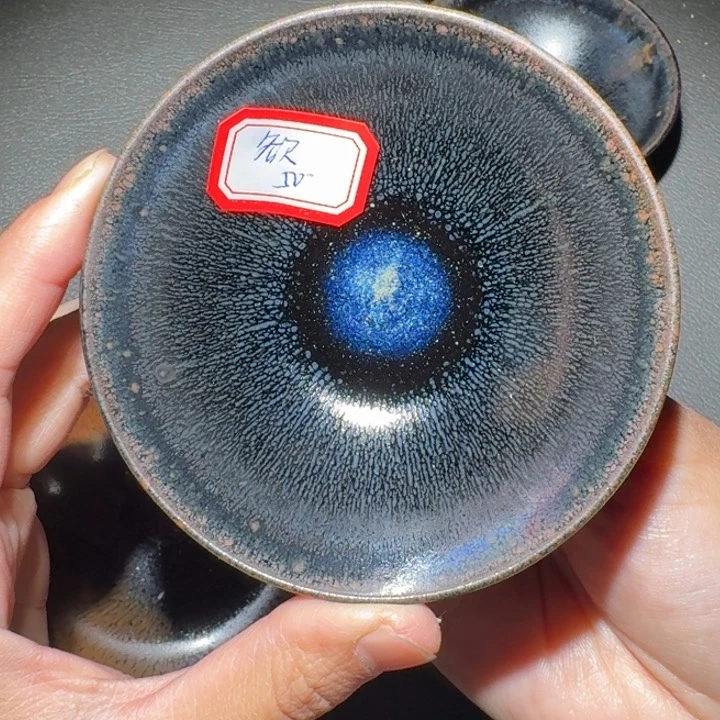 骨瓷欲平口建盏一个