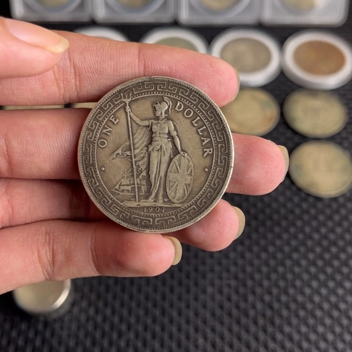 金属大头龙洋船洋工艺品