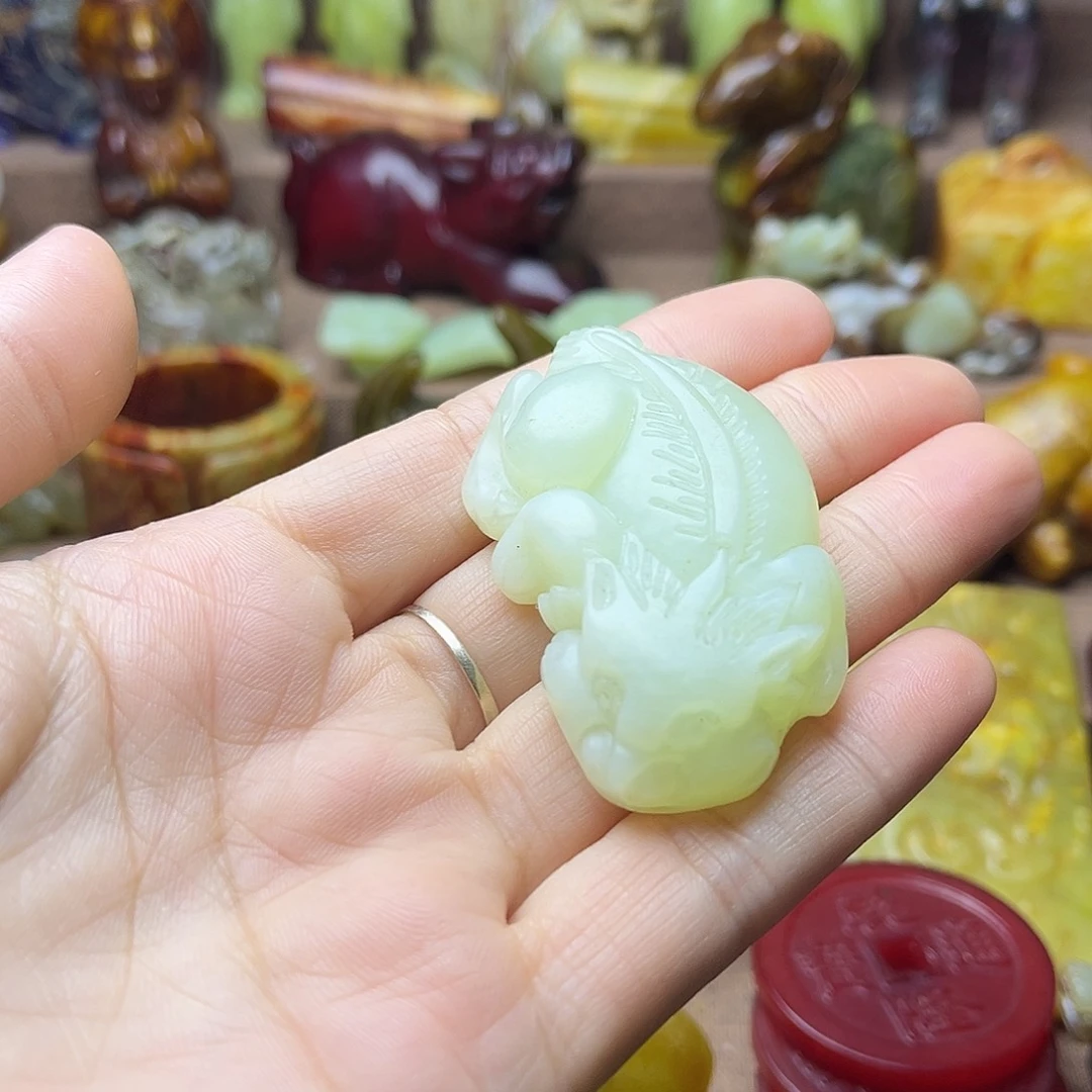 白玉菩提吊坠115。。