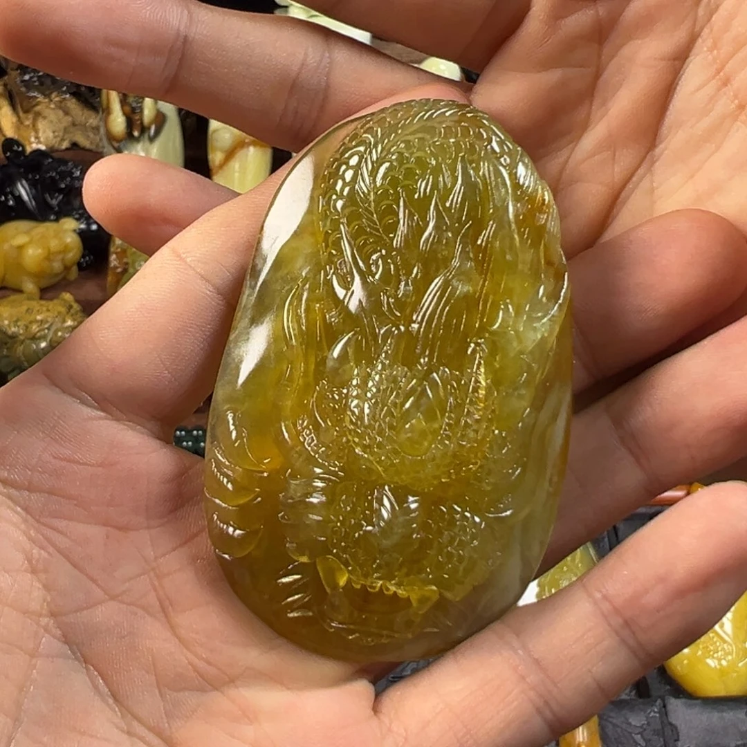 我***岫玉未镶嵌手把件天然岫玉