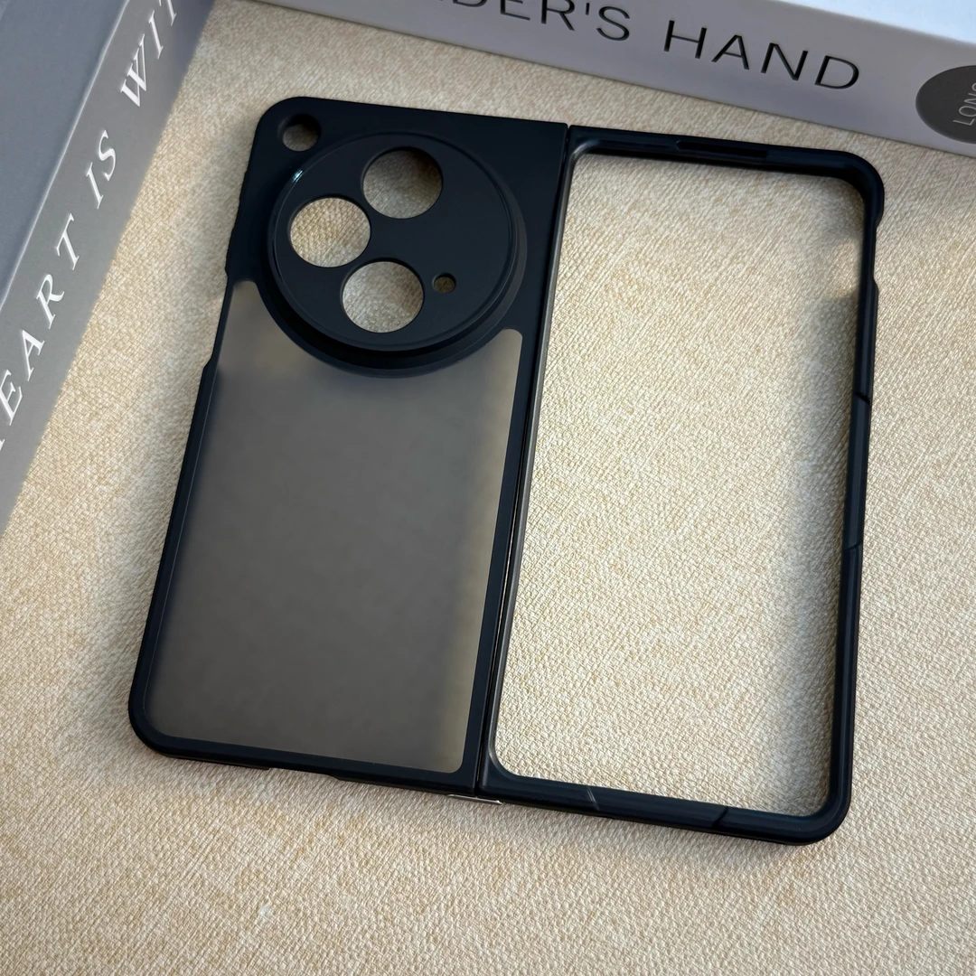 适用OPPOfindn3手机壳磨砂肤感精孔小米mixfold3简约vivoxfold2