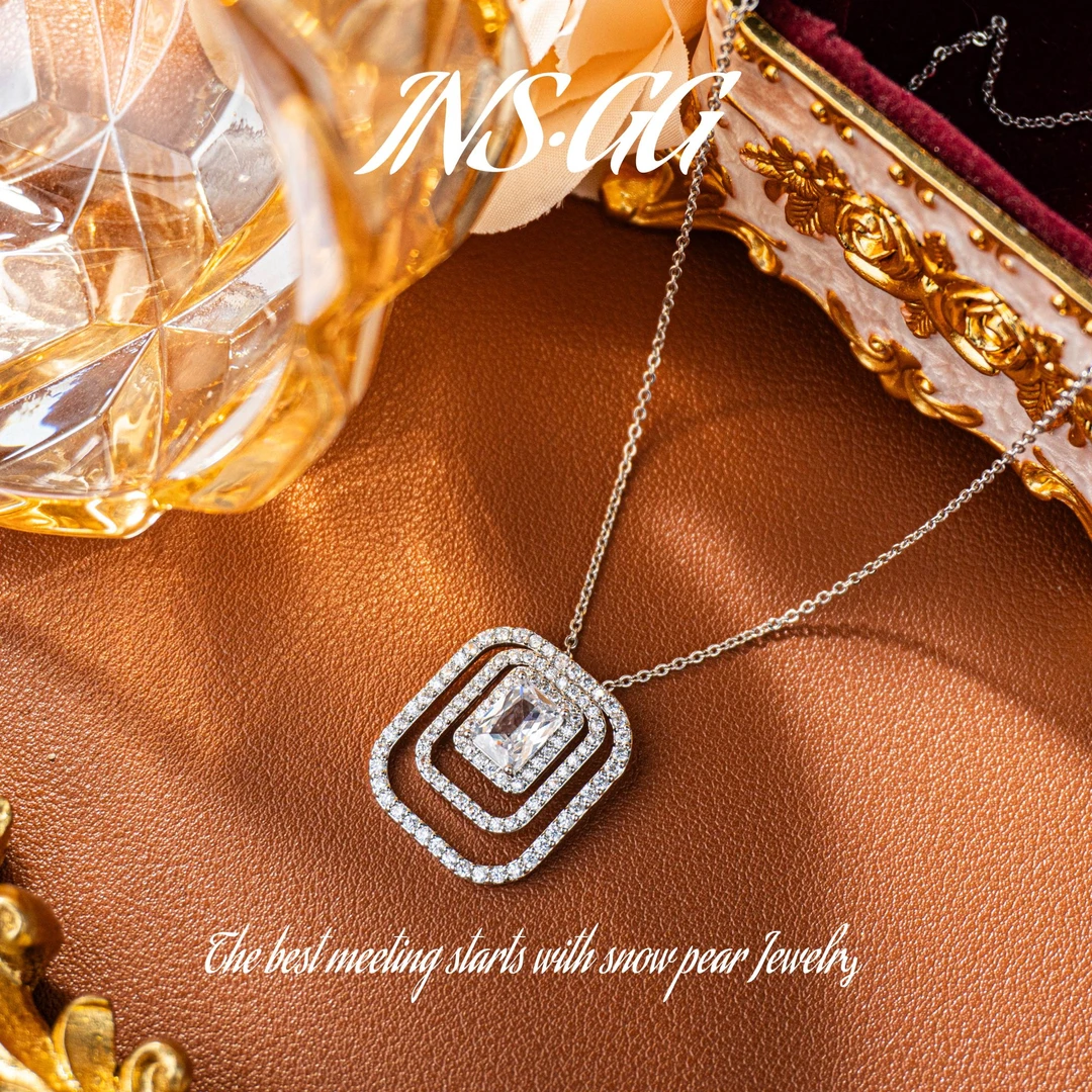 铜合金项链 【INS · GG】锆 ♠ 轻奢设计 LX2915 项链·中长