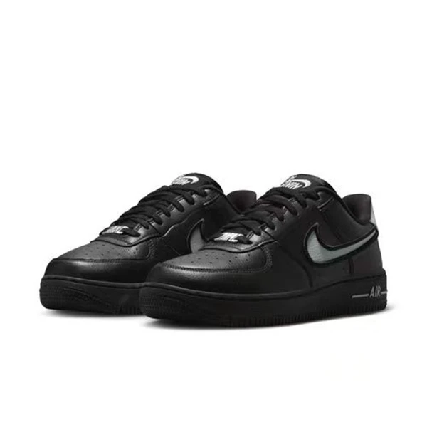 NIKE耐克官方正品女子低帮黑白舒适空军一号板鞋FJ7409-002