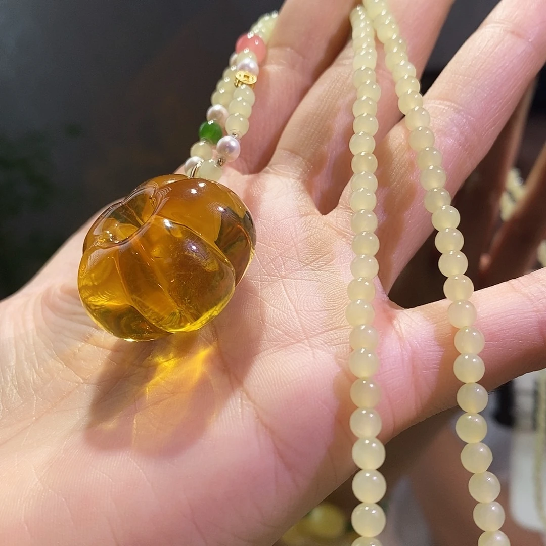 蜜蜡未镶嵌裸石琥珀