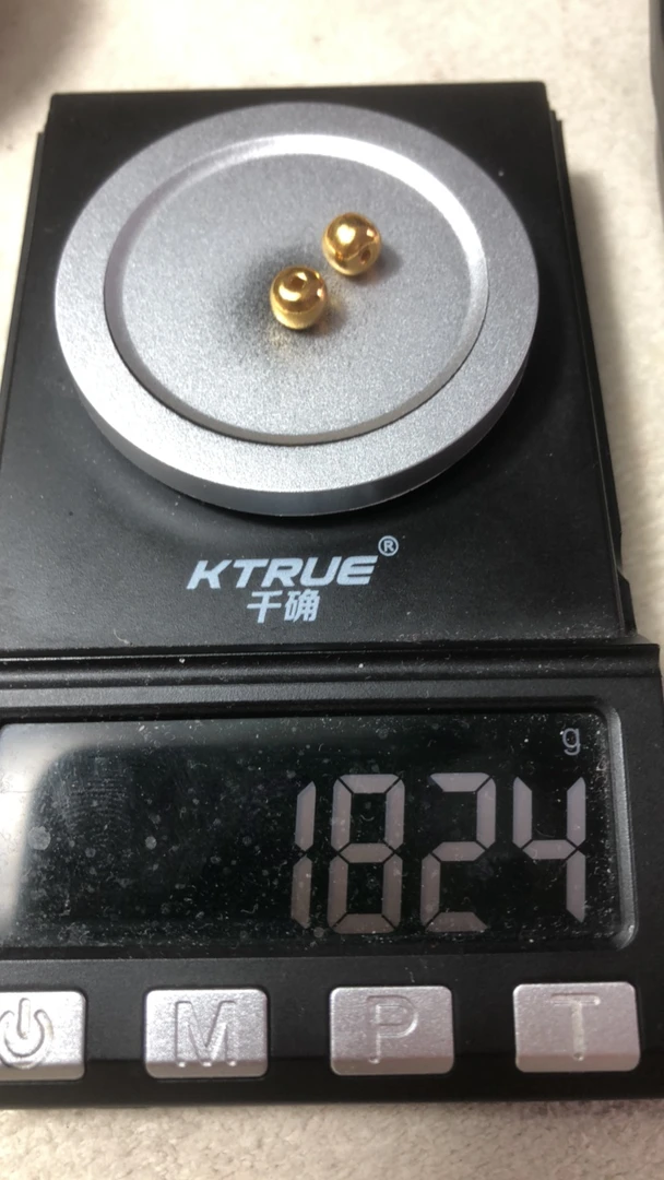 足金999老型光珠黄金文玩配饰