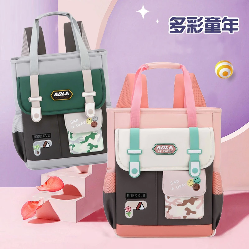 2025新款补习袋美术包大容量补课包手提袋儿童双肩包作业包补习包