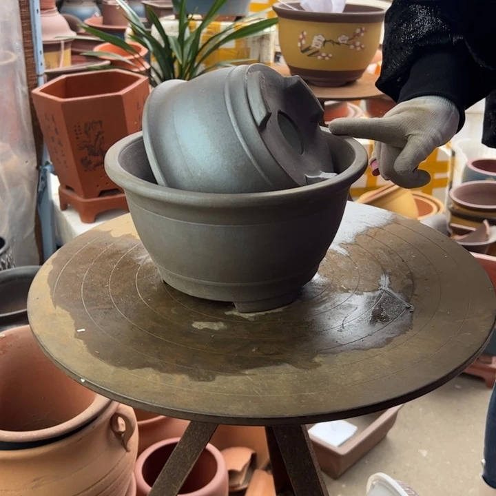 紫砂素富贵中小 口径大24×12小20×10