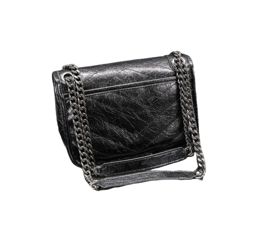 niki腋下真皮单肩链条包6625A