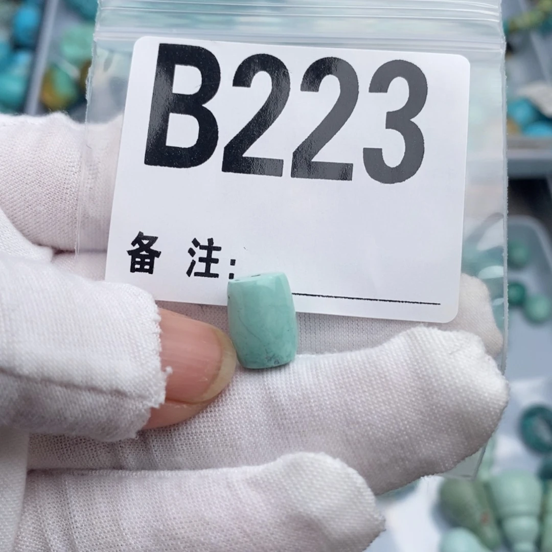 未镶嵌绿松石卡9高瓷桶珠