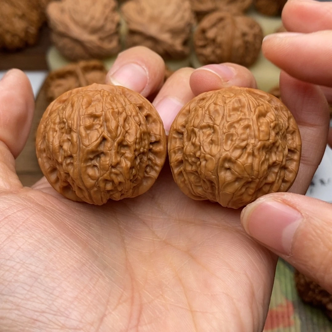 把件文玩核桃518号35.5乾隆磨盘