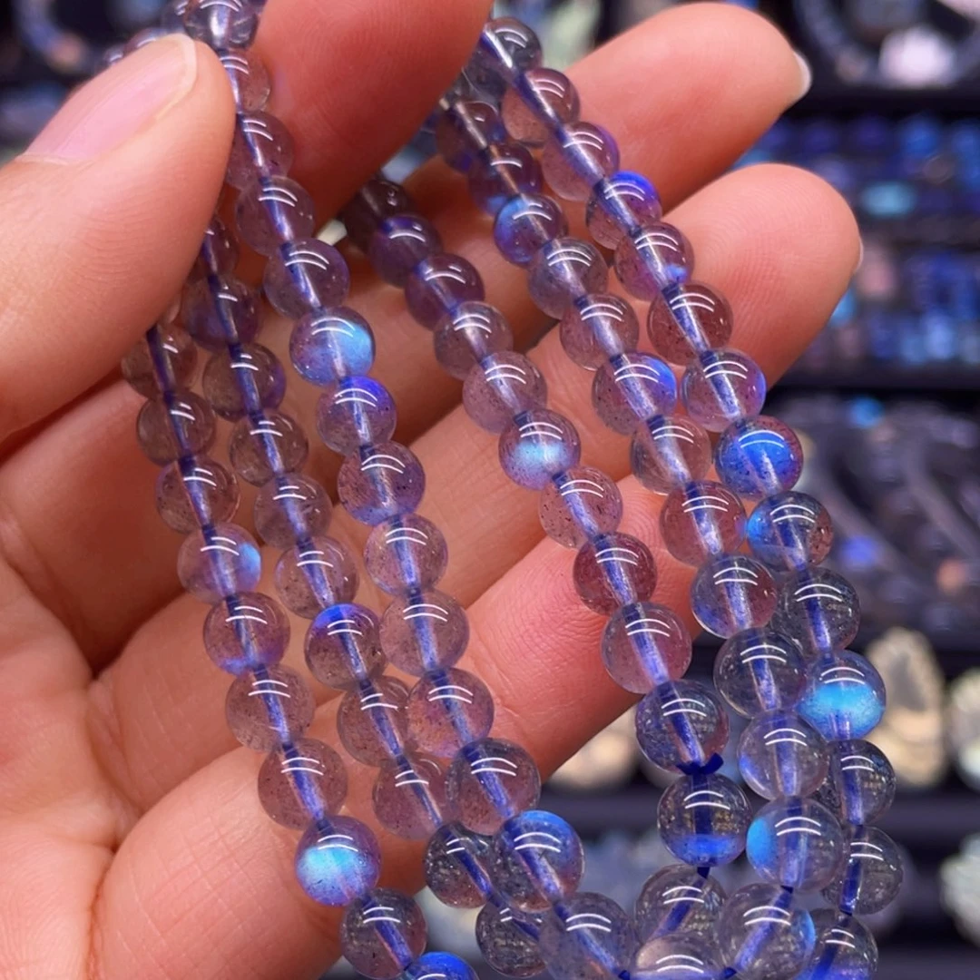 未镶嵌手串长石5.8左右