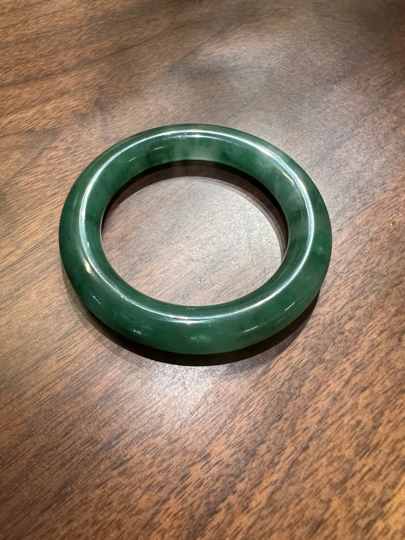 【 昕桐优品】非洲翠手镯圈口57.5